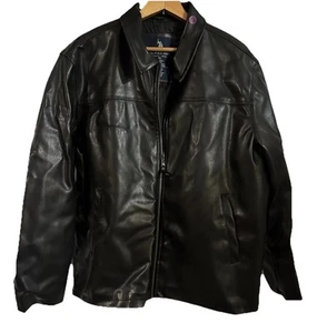 Men's U.S. Polo Assn Heavy Duty Black Jacket Size XL Quilted Lining GREAT COND - Picture 1 of 13
