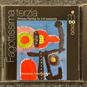 Fagottissima Terzia Virtuoso Rarities For 3-6 Bassoons German Gold CD 2000 MDG - Picture 1 of 5