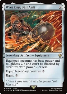 Wrecking Ball Arm Commander: Final Fantasy MTG Magic The Gathering - Picture 1 of 1