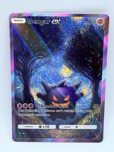 Pokemon Gengar Darkness Special #8 Doujin Kawaii Holo Illustration Art Card - Picture 1 of 1