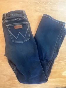 Wrangler Jeans Womens 9/10x34 Mid Rise Bootcut Stretch Western Rodeo Cowgirl - Picture 1 of 5