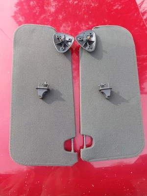 1995-2005 Chevy S10 Blazer Jimmy Sonoma Bravada Sun Visors Pair Charcoal - Image 1 of 2