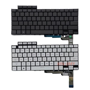 New Laptop US Keyboard for ASUS ROG Zephyru G14 GA403U Air GA403 Backlit White - Picture 1 of 2