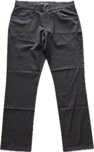 Pantalones Travis Mathew para hombre 36x32 negros abiertos a cierre tecnología chino rendimiento golf - Imagen 1 de 6