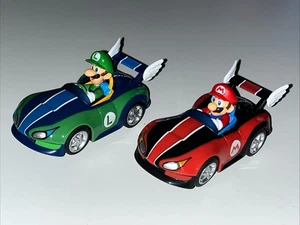 Carrera Go! Mario Kart MARIO + LUIGI 1:43 Scale Slot Car Working Race Karts Cars - Picture 1 of 22