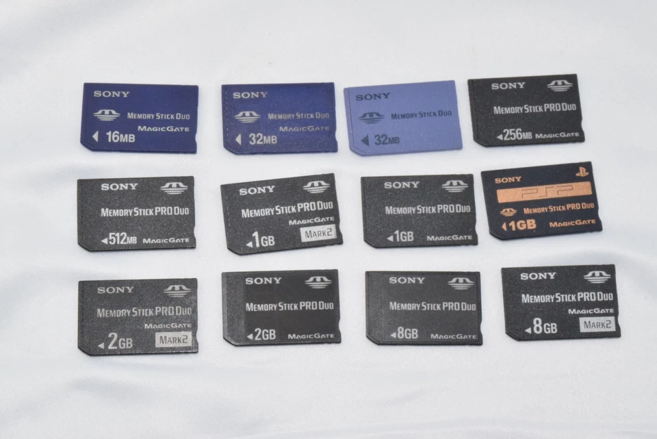 Sony Memory Stick Pro Duo, Magic Gate Mark2 PSP Camera Memory Card 16 MB ~ 8 GB - Immagine 1 di 1