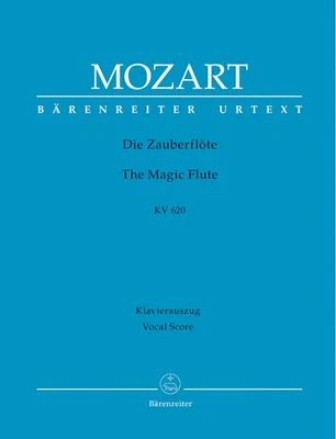 The Magic Flute K. 620, Mozart, Vocal Score, Die Zauberflote - Image 1 of 3
