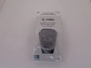 ZEBRA ZC 100/300 Card Printer Ribbon #800100-101 BLACK - Afbeelding 1 van 7