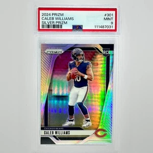 Panini Prizm #301 2024 Caleb Williams Silver Prizm PSA 9 como nuevo #1 - Imagen 1 de 2