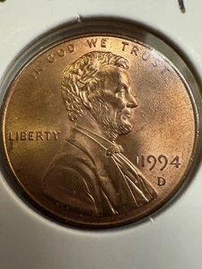 1994 D Lincoln Penny, P517 - Picture 1 of 2