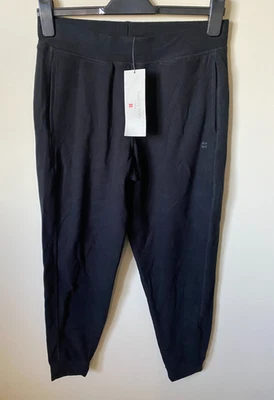Sweaty Betty Luxe Fleece Joggers Trousers small Black - Image 1 of 2