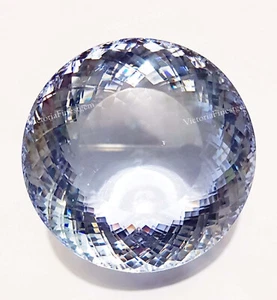 Piedra preciosa limpia para ojos de amatista púrpura bicolor 650 a 660 quilates - Imagen 1 de 5