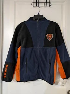 Chicago Bears Fleece Jacket - Warm and Stylish Size 18-20 Teens - Picture 1 of 6