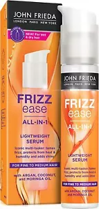 John Frieda Frizz Ease All-in-1 Lightweight Serum 50ml for Fine to Medium Hair - Picture 1 of 6