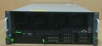 Fujitsu Primergy RX600 S6 4x Eight Core E7-4820 2GHz 256GB Ram 8x HDD Bay Server - Image 1 of 3