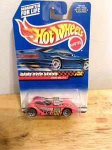 Hot Wheels #960 Game Over Series 1999 4/4 TWIN MILL ll rosso con raggi in pizzo cromato - Foto 1 di 1