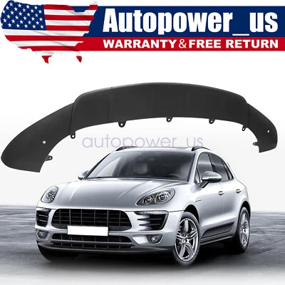 Fit Porsche Macan Base S 14-18 Front Bumper Cover Lower Molding Valance Spoiler - Image 1 of 4