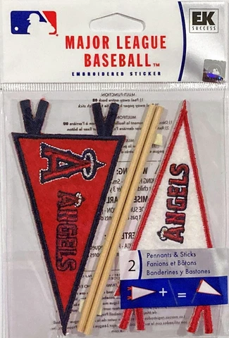 Anaheim Angels MLB 3-D baseball scrapbook pennant stickers EK Success Jolees Cover