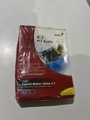 Genius 4.1 Sound Maker Value PCI Audio Card New & Sealed - Image 1 of 3