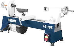 RIKON 70-105 Mini Wood Lathe – 10" x 18", 1/2 HP, 5-Speed Cast Iron Benchtop Lat - Picture 1 of 1