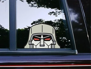 Megatron Peeker Peeking Window Car Vinyl Decals Transformers JDM Stickers - Picture 1 of 4