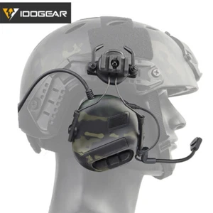 IDOGEAR Tactical Electronic Headset Ear Muffs For Helmet Hunting Noise Reduction - Bild 1 von 20
