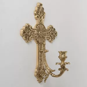 Nice Ornate Consecration Candlesticks Dedication Church Candlestick #273 - Picture 1 of 11