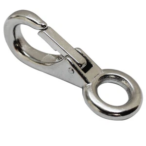 2 Pc 3/4" Stainless Steel Fixed Eye Boat Snap Hook Marine Grade 316 Size #2 - Picture 1 of 4