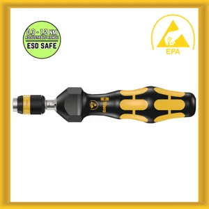 Wera Adjustable ESD Safe Torque Screwdriver with Quick Release Chuck (NM) NEW - Picture 1 of 6