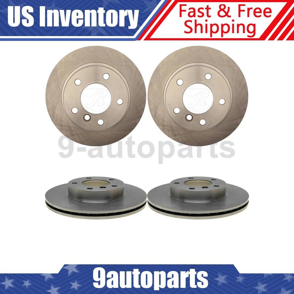 Rotores de freno de disco delanteros traseros para BMW 318i 1992 1993 1994 1995 Foto 1 de 4