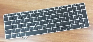 Backlit Tastatur Keyboard QWERTZ Deutsch GER HP EliteBook 755 850 G3 - Afbeelding 1 van 2