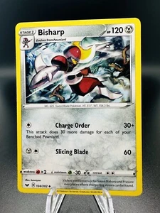 Pokemon TCG - Bisharp 134/202 - Sword & Shield 2020 - Picture 1 of 2