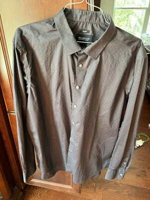 Camisa de vestir para hombre Kenneth Cole Awearness XXL gris Foto 1 de 4