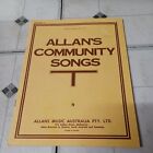 Allan's Community Songs Vol 5, Sheet Music late 1950's