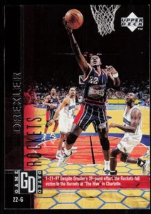 1997-98 Upper Deck Clyde Drexler #43 Baloncesto Houston Rockets - Imagen 1 de 2