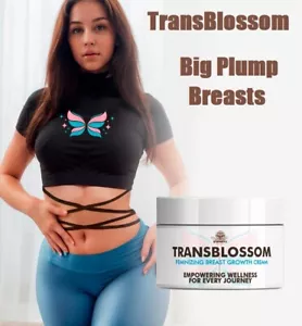 TransBlossom Feminine Breast Enlargement Cream MTF - Enhance Bust Size 100ml Rd - Picture 1 of 5