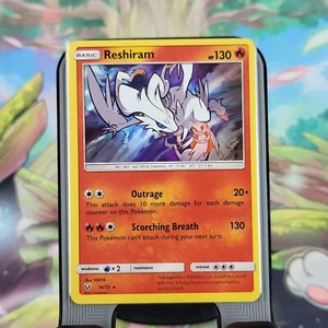 Tarjeta Pokémon Reshiram 14/73 Holo Rara Leyendas Brillantes Casi Nueva/Muy Nueva - Imagen 1 de 2