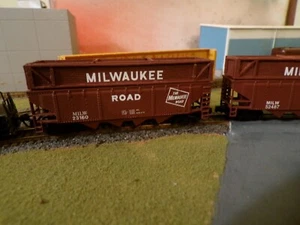 MILWAUKEE ROAD (MILW) # 23160 HOLZSPÄNE AUTO N-Maßstab maßgeschneidert gebaut & lackiert - Bild 1 von 2