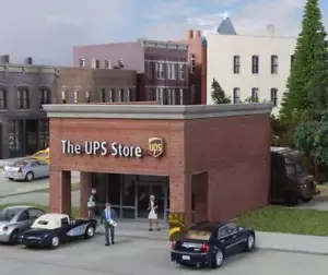 4112 Walthers Cornerstone UPS negozio spedizione al dettaglio moderno negozio commerciale - Foto 1 di 1