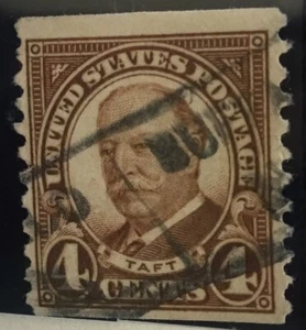 1930 William Howard Taft 4 Cent Briefmarke - Bild 1 von 1
