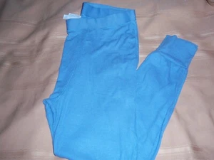 Stars Above High Waist Leggings Womens Blue Ribbed Soft High Rise NEW Size XXL - Picture 1 of 4