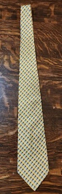 DON LOPER Of California Striped/Plaid 54" LONG 4.25" Wide Vintage Men's Neck Tie - Изображение 1 из 4
