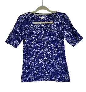 Camiseta de verano Chicos con estampado de puntos para todos los días de algodón 00 = XS 2 4 blusa azul - Imagen 1 de 6