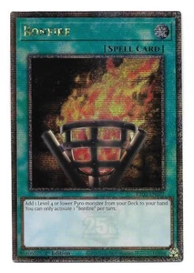 Bonfire - (RA03-EN073 - 1st Ed - Quarter Century Secret Rare) - NM - Yugioh - Foto 1 di 1