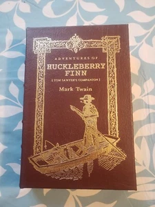 Adventures of Huckleberry Finn Mark Twain Easton Press Brown Leather 1994  - Bild 1 von 16