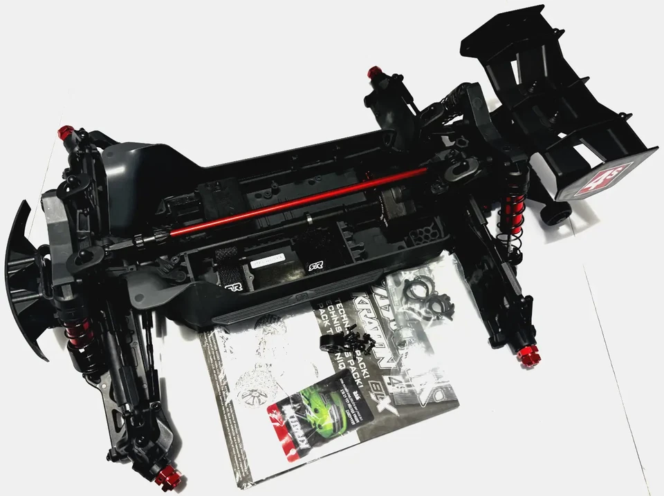 ARRMA Metal Center Diff 4s Mojave Outcast Kraton Mount Case Cooling Fa ARA4408v2