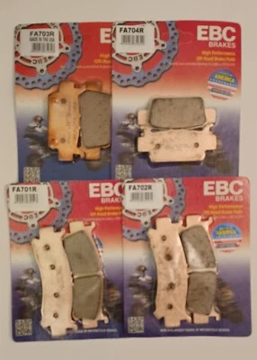 EBC Sintered FRONT and REAR Disc Brake Pads Fits HONDA SXS1000 (2016 to 2023) - Image 1 of 4