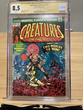 Creatures On The Loose #21 CGC SS 8.5- Signed by Steranko! (1973 Marvel Comics)