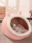 Pink Pet House For Dog & Cats, Warm Cat Bed Cat Cave For Indoor Cats & Small Dog