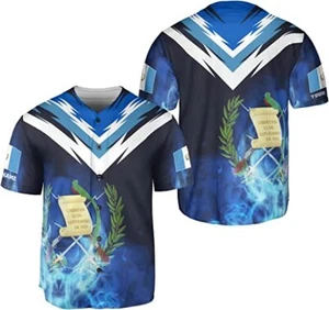 Personalized Name Guatemala Baseball Jersey Shirt Guatemala Camisas Guatemalan P - Picture 1 of 5